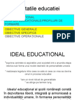 Finalitățile Educației