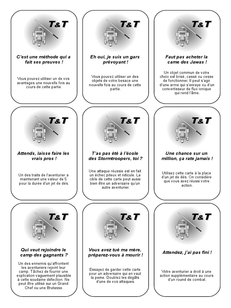 Cartes TT2 SW | PDF