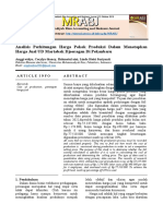 Analisis Harga Pokok Produksi Martabak