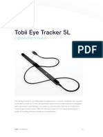 Tobii Eye Tracker 5L Productsheet