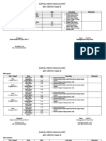 JADWAL PIKET POKJA KANTIN Baru