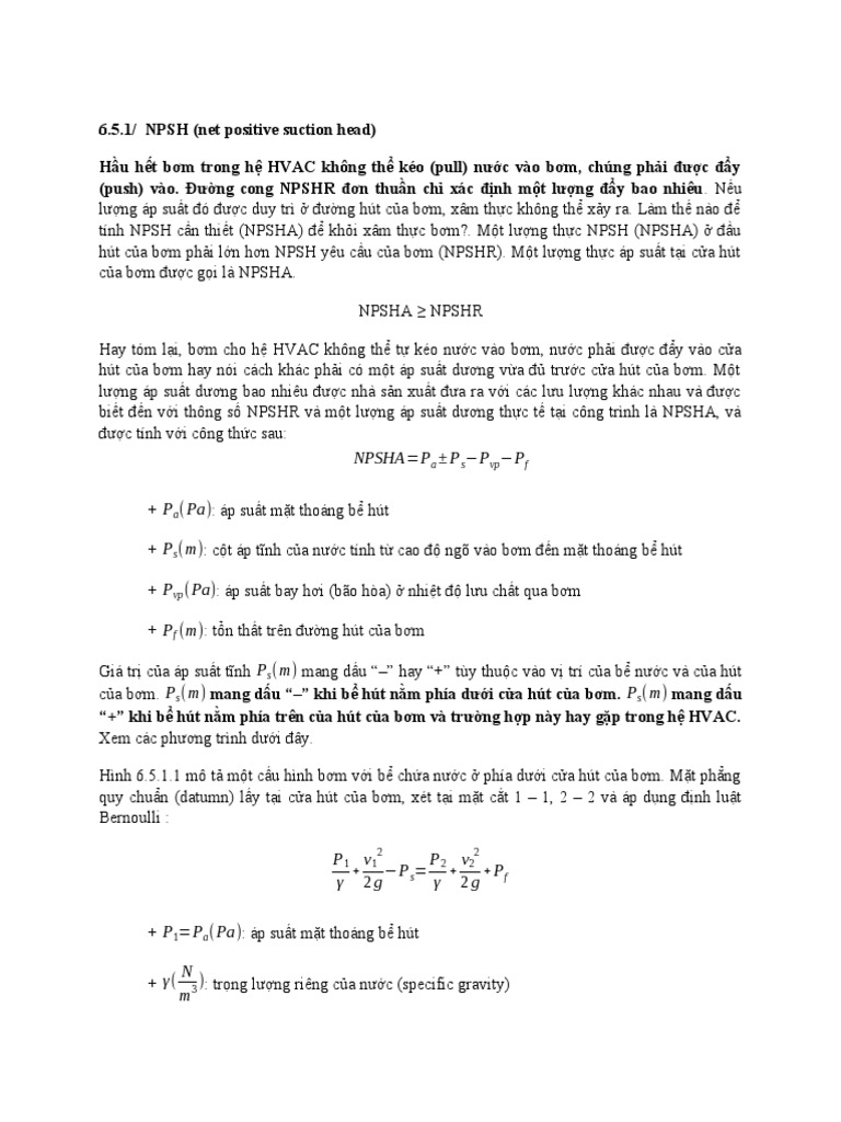Npsh For Pump Pdf