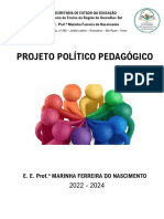 PROJETO - POLÍTICO - PEDAGÓGICO - Estado SP