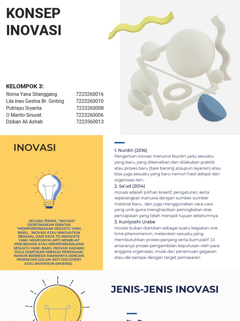 Definisi dan Tujuan Inovasi Bisnis | PDF | Bisnis | Pengelolaan ...
