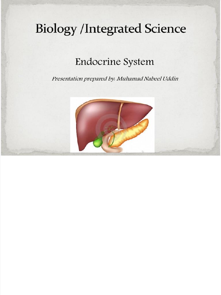 Endocrine system csec hsb pdf hormone insulin