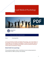 Health and Medical Psychology (MSC) - en