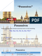Possessives and Where Questions (C8)