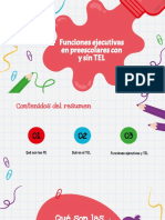 Funciones Ejecutivas en Preescolares Con y Sin TEL