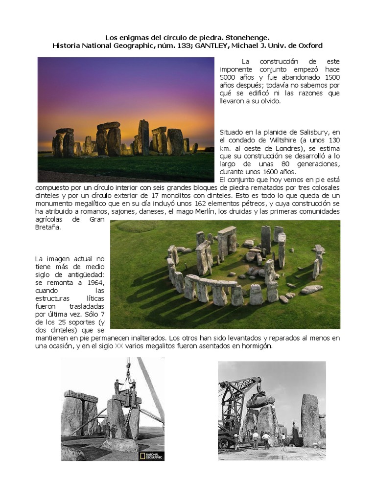 Stonehenge | PDF | Stonehenge