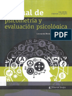 Medrano, L. Manual de Psicometría y Evaluación Psicológica. (Pp. 13-22) .