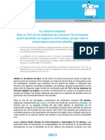 NDP - Casi Un 75% de Las Empresas de Servicios TIC en España Prevé Aumentar Su Negocio A Corto Plazo Aunque Solo La Mitad Espera Aumentar Plantilla