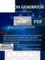 Function Generator: Electronic Test Instrument