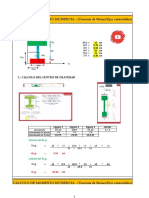 Calculo de momento de inercia estructural