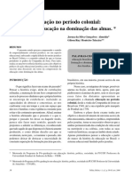 179022207 Ref ALMEIDA E TEIXEIRA a Educacao No Periodo Colonial o Sentido Da Educacao Na Dominacao Das Almas 2