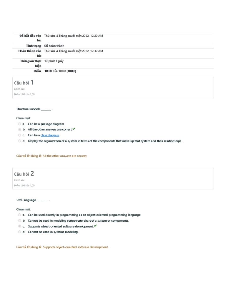 Quiz06.1. System Modeling. 2 Attempt Review PDF