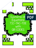 Algebra Systemsof Equations