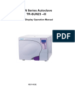 LCD Display Operation Manual for SUN Series Autoclave TR-SUN23-III