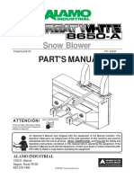 Alamo Great White 8650-A Snowblower Parts Manual