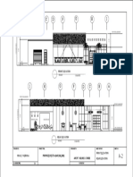 Architectural roof plan and section