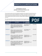 Errata and Clarifications VCS Standard v4.0