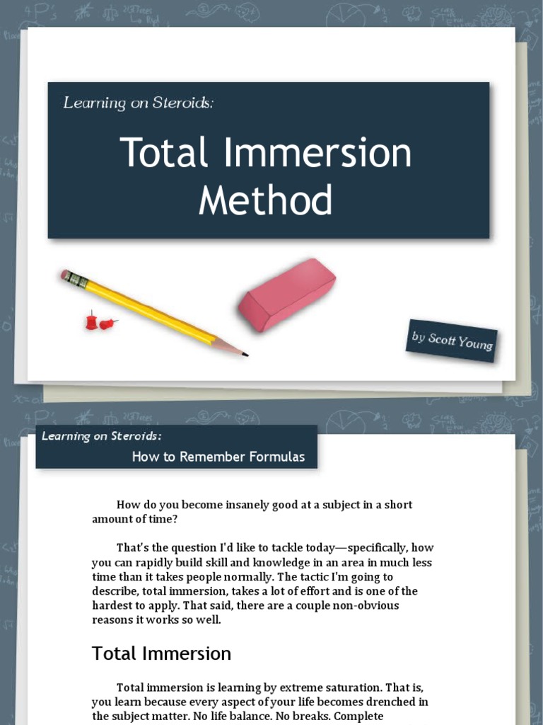 Total Immersion Method PDF Podcast Communication