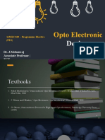 Unit 1 Fundamentals of Opto Electronics