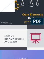 Unit 2 Display Devices & LASER