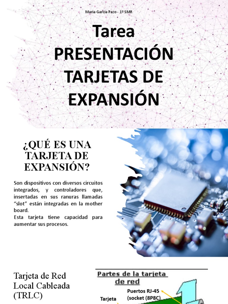 Presentacion Tarjetas de Expansion | PDF | Hdmi | Red de computadoras