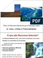 Os recursos naturais de Portugal
