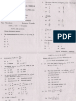 Business Mathematics Question Paper