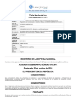 Reformas al Reglamento de Condecoración y Distintivos Militares