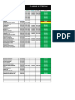 Planilha de Compras