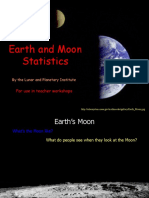 Earth Moon Statistics