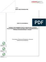 R. Pres. #D00008-2023-CONADIS-PRE - DIRECT 1-Directs, Normas y Proced Pa Ejerc D Func Fiscal D CONADIS y Pa Ejerc D Su Potestad Sanc - Pub. 18.01.23