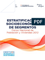 Estratificacion Socioeconomica de Segmentos CNPV 2012
