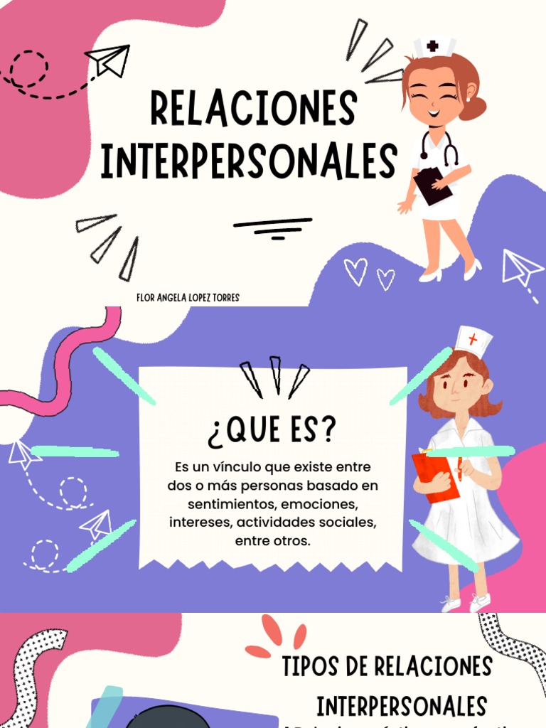 Tipos y características de relaciones interpersonales | PDF ...