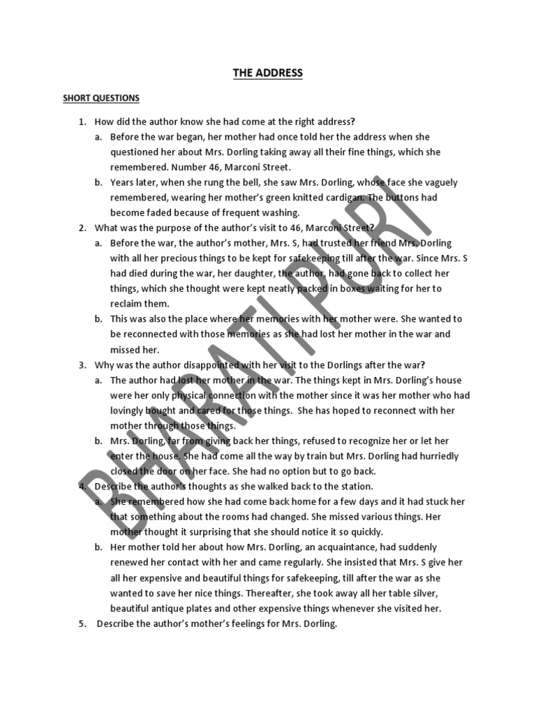 A Bittersweet Recollection The Author Revisits Her Past and Lost