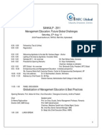 MTC SANKALP 2011 - 27-Aug-11 Schedule - Final