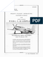 P-51H Pilots Flight Operating Instructions Copy