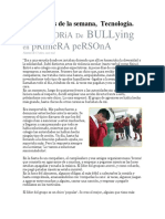Actividades Del Bullying y Ciberacoso
