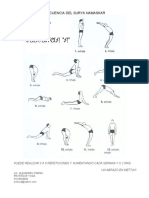 Surya Namaskar: 3-5 repeticiones semanales