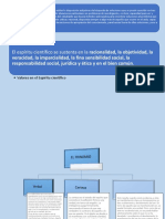 Espíritu científico y sus valores