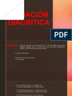 Tildación Diacrítica