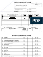 C.E.S. WCS Projected Budget Plan 2023-2024