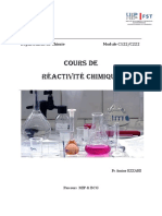 Cours Réactivité Chimique - C122