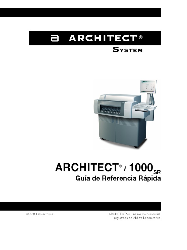 Guia Rapida Architect i1000SR | PDF | Calibración | Residuos