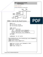 VHDL Code For The Stack System