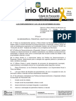 Diário Oficial de Paracambi sobre prevenção ao suicídio