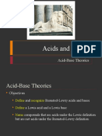 Acid-Base Theories: Brønsted-Lowry, Lewis Definitions