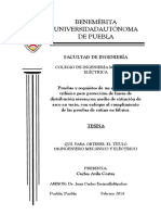 Benemérita Universidadautónoma de Puebla: Colegio de Ingeniería Mecánica Y Eléctrica